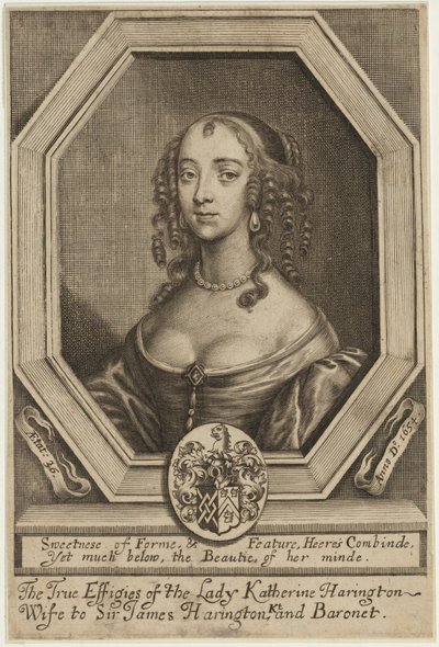 Lady Katherine Harrington - William Faithorne