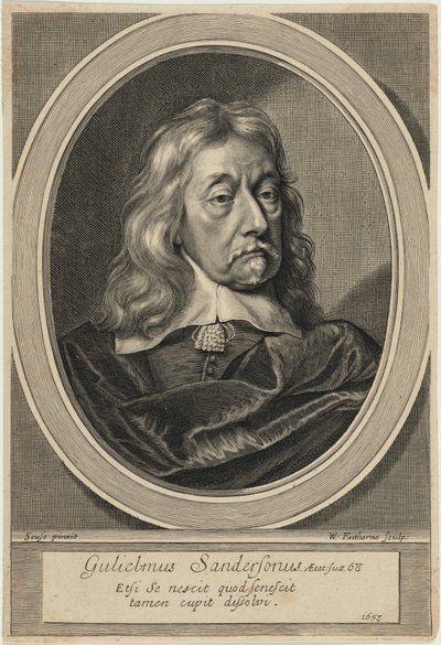 Sir William Sanderson - William Faithorne