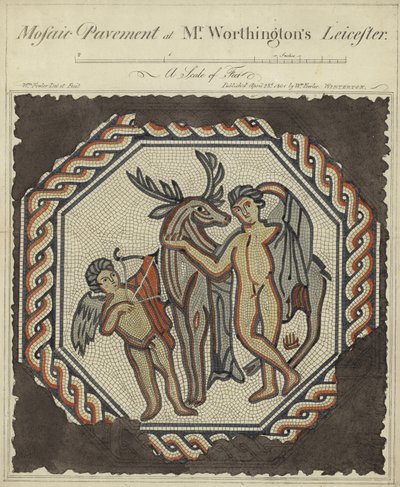 Pavement en mosaïque chez M. Worthington, Leicester - William Fowler
