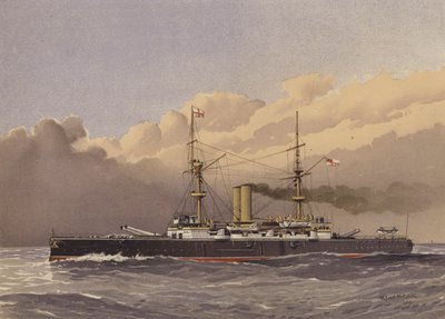HMS Royal Sovereign, cuirassé de 1ère classe - William Frederick Mitchell