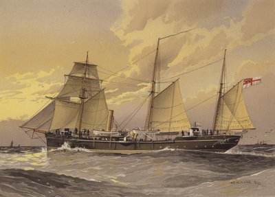 HMS Thrush, canonnière de 1ère classe - William Frederick Mitchell