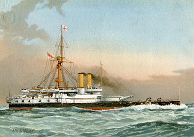 HMS Victoria, cuirassé de 1ère classe de la Royal Navy - William Frederick Mitchell