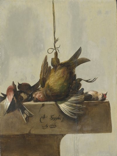 Nature morte avec des oiseaux - William Gowe Ferguson