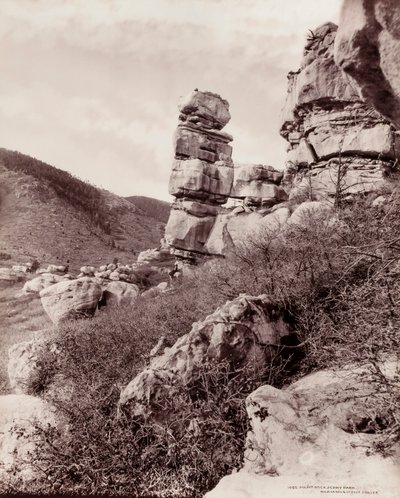 Pulpit Rock, Perry Park (1055) - William H. Jackson