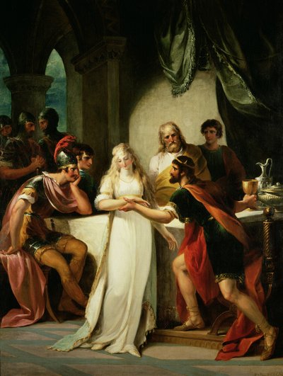 Vortigern et Rowena, 1793 - William Hamilton