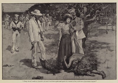 Illustration pour Un triomphe de la civilisation, par Grant Allen - William Hatherell