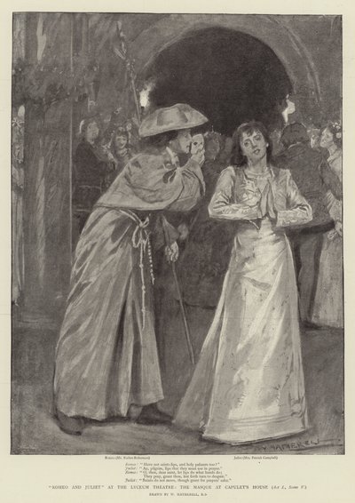 Roméo et Juliette au Lyceum Theatre, le Masque chez Capulet, Acte I, Scène V - William Hatherell