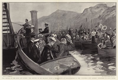 La croisière du roi et de la reine, le retour de Sa Majesté d