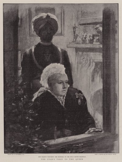 La visite du tsar à la reine - William Hatherell