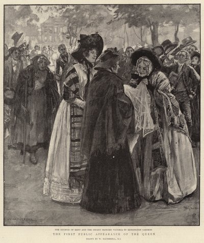 La première apparition publique de la reine - William Hatherell