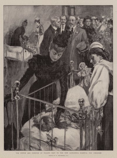 Visite du Prince et de la Princesse de Galles au nouvel hôpital Alexandra pour enfants - William Hatherell