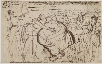 Un baiser au Congrès, 1818 - William Heath