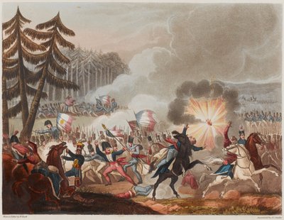Bataille de Barrosa le 5 mars 1811, gravée par J.C. Stadler, publiée 1818 - William Heath