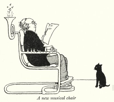 Une nouvelle chaise musicale - William Heath Robinson