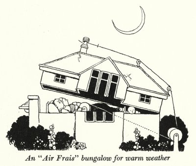 Un bungalow "Air Frais" pour temps chaud - William Heath Robinson