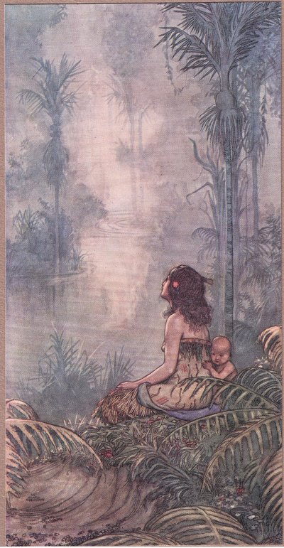 Auckland. Dernière, la plus solitaire, la plus belle, exquise, à part - William Heath Robinson