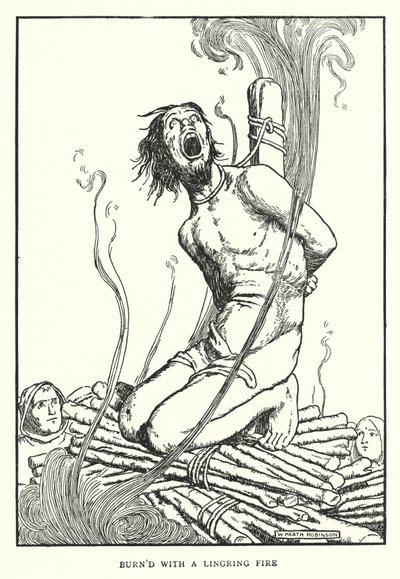 Brûlé par un feu persistant - William Heath Robinson