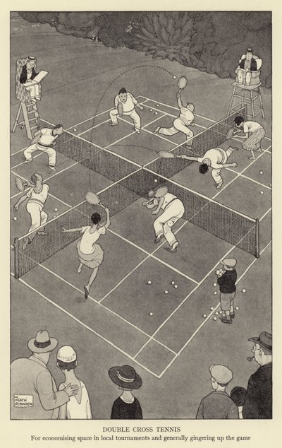 Double croix au tennis, pour économiser de l