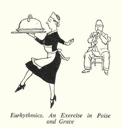 Eurhythmie, un exercice de pose et de grâce - William Heath Robinson