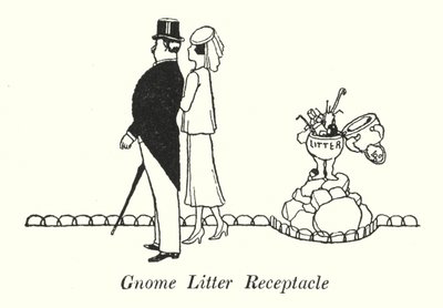 Réceptacle à déchets de gnome - William Heath Robinson