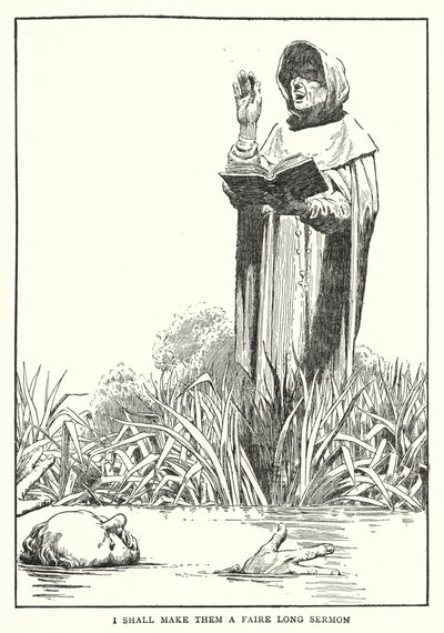 Je vais leur faire un beau long sermon - William Heath Robinson