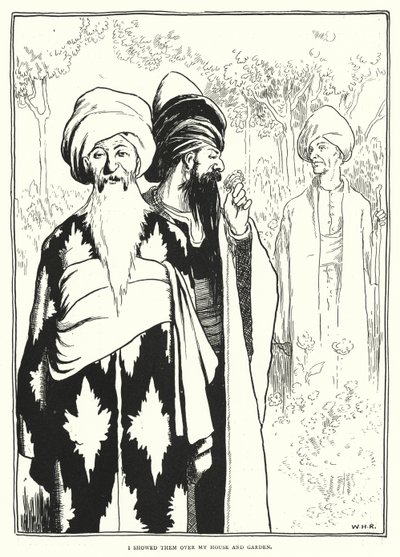 Je leur ai montré ma maison et mon jardin - William Heath Robinson