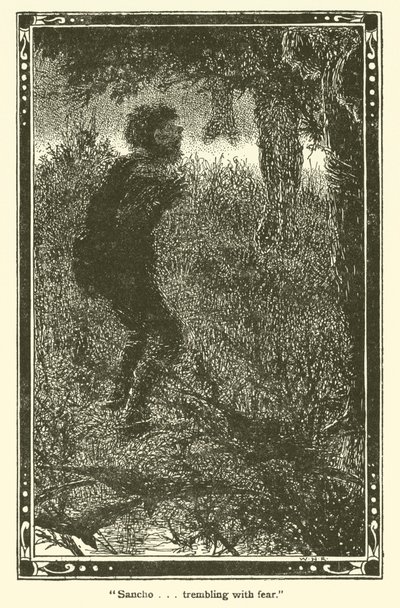Illustration pour Don Quichotte - William Heath Robinson