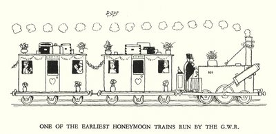 Illustration pour Railway Ribaldry par W Heath Robinson - William Heath Robinson