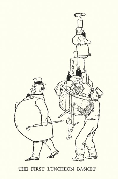 Illustration pour Railway Ribaldry par W Heath Robinson - William Heath Robinson