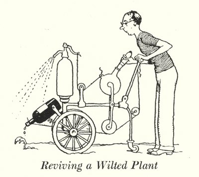 Raviver une Plante Fanée - William Heath Robinson