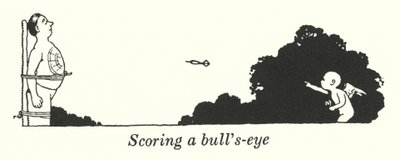 Faire un coup au but (lithographie) - William Heath Robinson