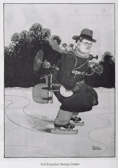 Gadget de patinage autopropulsé, illustration de 