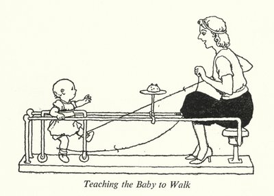 Apprendre au Bébé à Marcher - William Heath Robinson