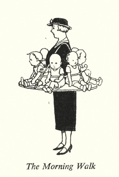 La promenade matinale - William Heath Robinson