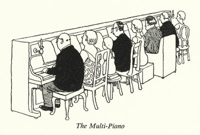 Le Multi-Piano - William Heath Robinson