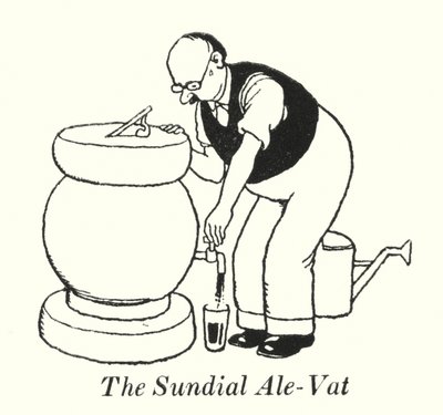Le cadran solaire Ale-Vat - William Heath Robinson