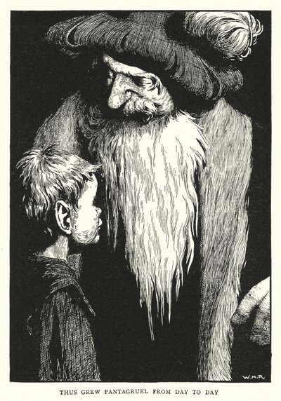 Ainsi grandit Pantagruel de jour en jour - William Heath Robinson