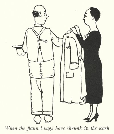 Quand les sacs en flanelle ont rétréci au lavage - William Heath Robinson