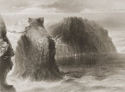 Pont de corde de Carrick-a-Rede, comté d