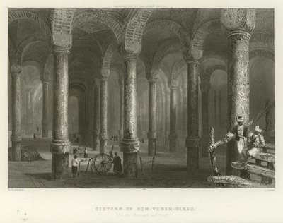 Citerne de Philoxenos, Constantinople - William Henry Bartlett