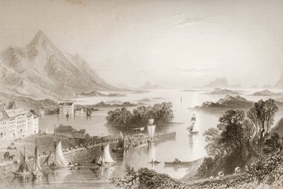 Baie de Clew vue de Westport, comté de Mayo, de 