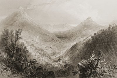 Vallée des Downs, comté de Wicklow, Irlande, de 