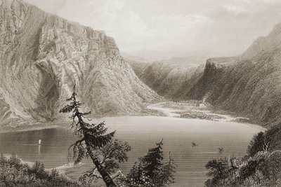 Lac Luggela, Comté de Wicklow, tiré de 