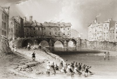 Le vieux pont de Baal, Limerick, Irlande, de 