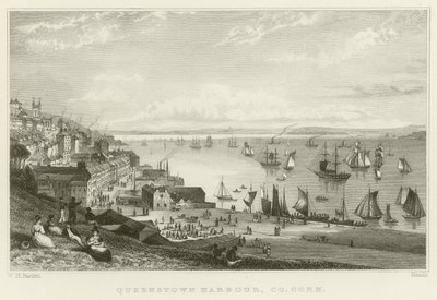 Port de Queenstown - William Henry Bartlett