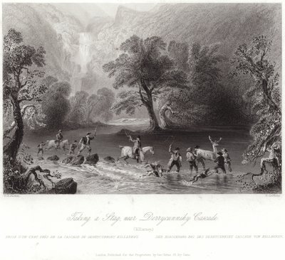 Chasse au cerf près de Derrycunnihy - William Henry Bartlett