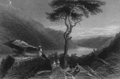 La Vallée de la Shenandoah, de Jefferson Rock, 1838 - William Henry Bartlett