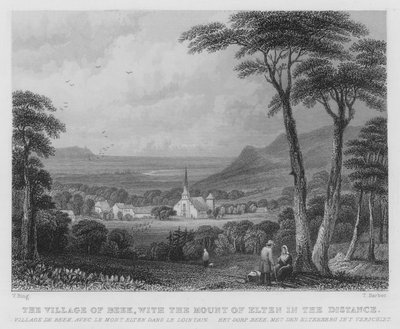 Le Village de Beek, avec le Mont d