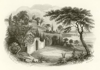 Résidence et Tombe de Washington, Mount Vernon, sur le Potomac - William Henry Brooke