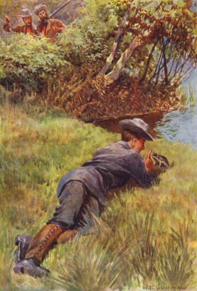 Illustration pour Les Chasseurs de Gorilles par R M Ballantyne - William Henry Charles Groome